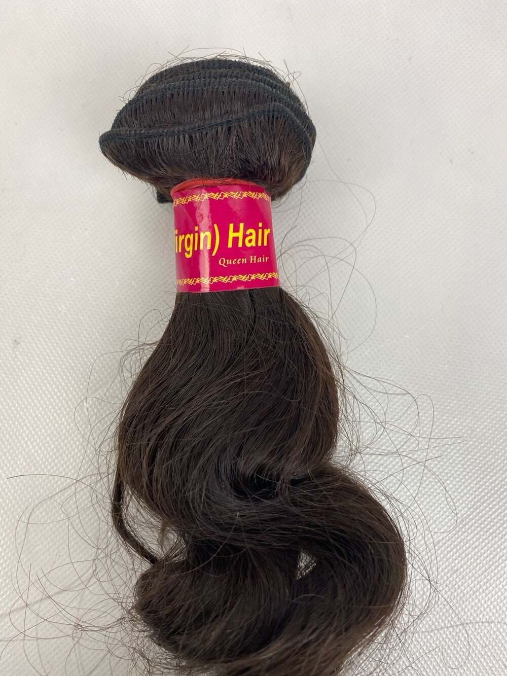 Queen Hair Virgin Human Hair Wavy Weft Bundle